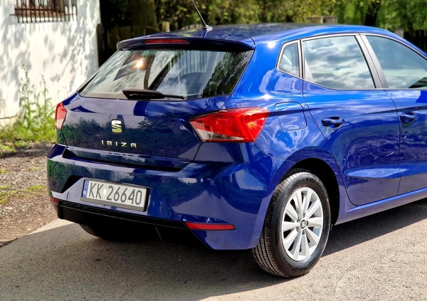 Seat Ibiza cena 42500 przebieg: 21000, rok produkcji 2018 z Kraków małe 667